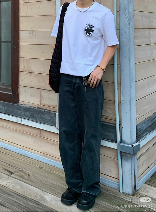 ステューシースーパーコピーバックプリント半袖Tシャツ