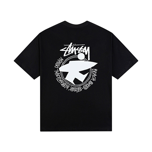 ステューシースーパーコピーバックプリント半袖Tシャツ