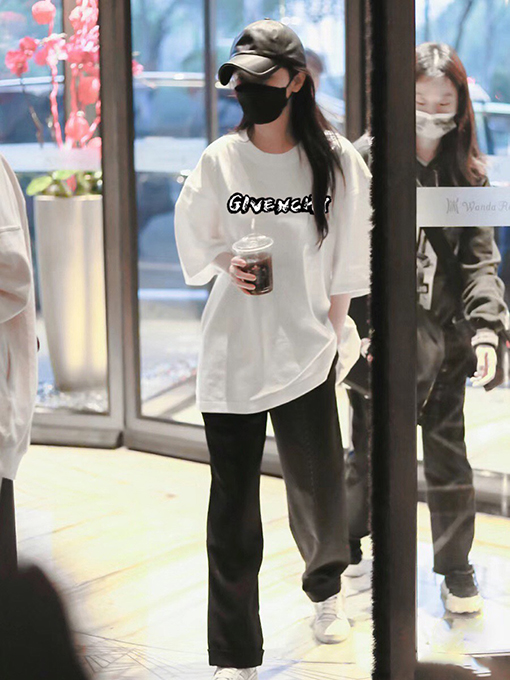 ジバンシイ 限定ルーズフィットカップル用クルーネックTシャツ