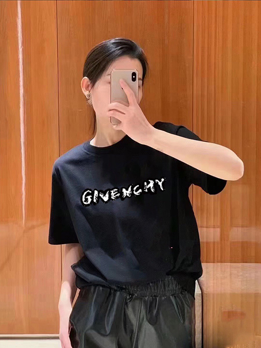 ジバンシイ 限定ルーズフィットカップル用クルーネックTシャツ