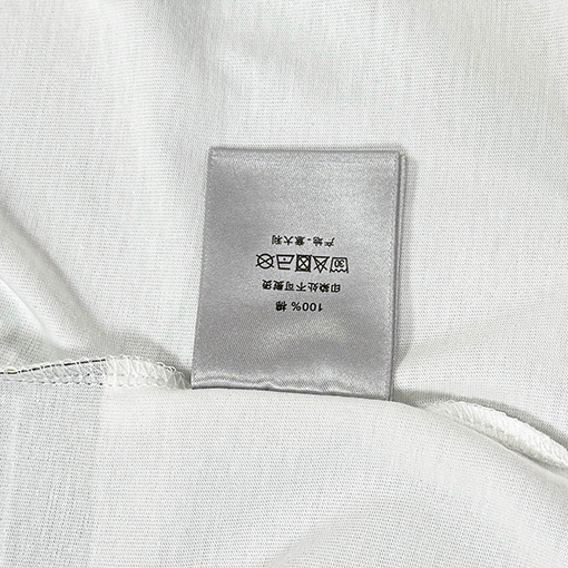 ディオールフロントパッチ刺繍半袖Tシャツ