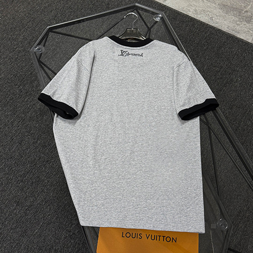 ルイヴィトンコピーデジタルプリント半袖Tシャツ