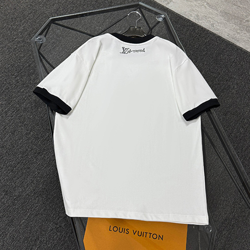 ルイヴィトンコピーデジタルプリント半袖Tシャツ