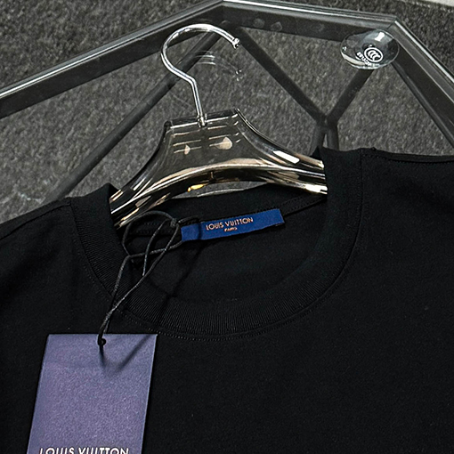 ルイヴィトンカラーグラデーションデジタルプリント半袖Tシャツ