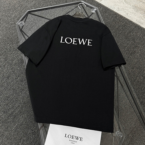 ロエベスーパーコピー デジタルプリント半袖Tシャツ