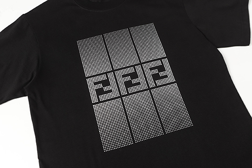 フェンディ25SS FFロゴプリント半袖Tシャツ
