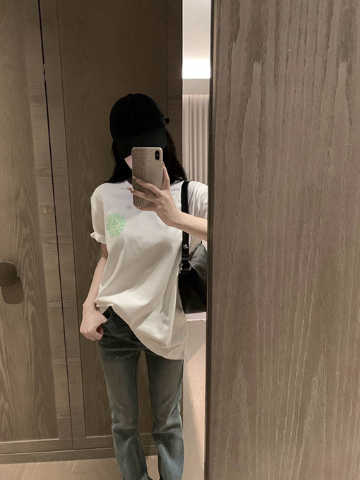 クロムハーツ梵字馬蹄プリント半袖Tシャツ