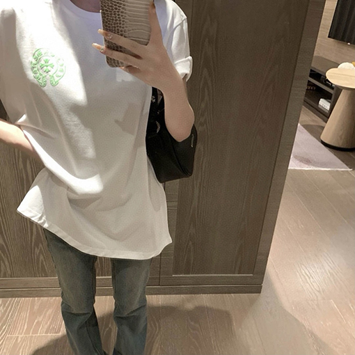 クロムハーツ梵字馬蹄プリント半袖Tシャツ