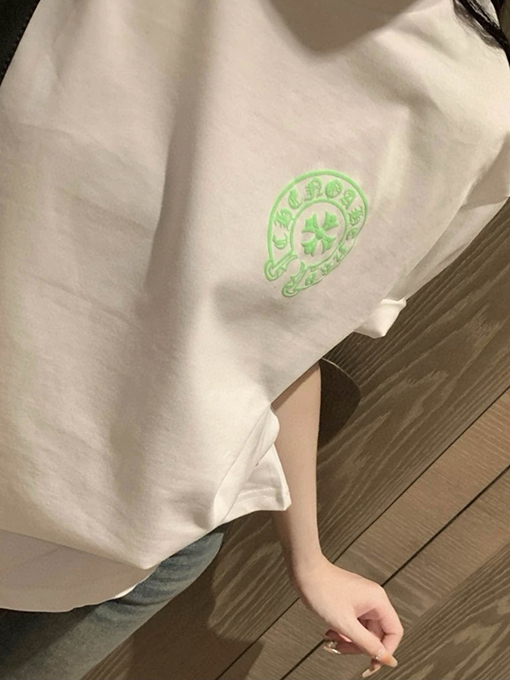 クロムハーツ梵字馬蹄プリント半袖Tシャツ