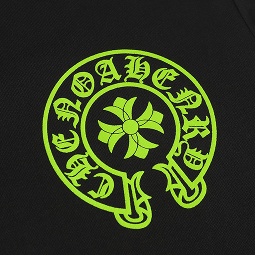 クロムハーツ梵字馬蹄プリント半袖Tシャツ