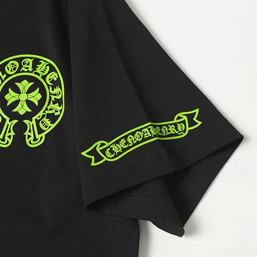 クロムハーツ梵字馬蹄プリント半袖Tシャツ