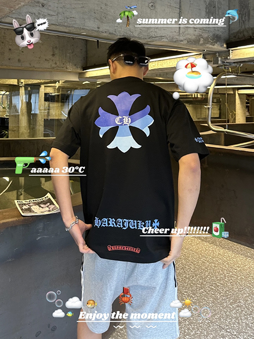 クロムハーツ プリント半袖Tシャツ