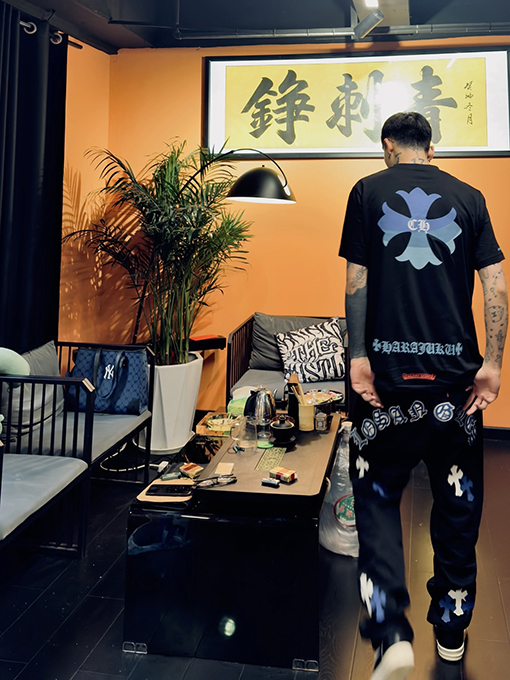 クロムハーツ プリント半袖Tシャツ