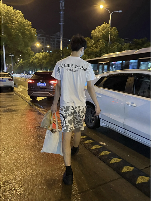 クロムハーツロゴプリント半袖Tシャツ