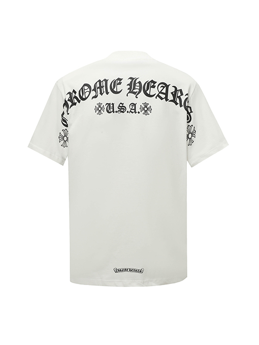 クロムハーツロゴプリント半袖Tシャツ