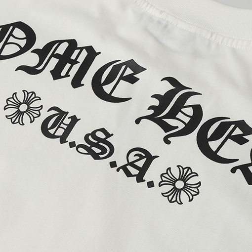 クロムハーツロゴプリント半袖Tシャツ