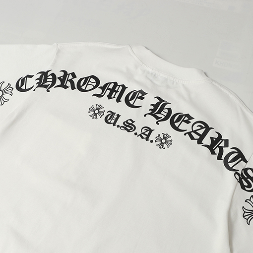 クロムハーツロゴプリント半袖Tシャツ