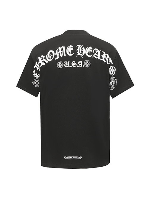 クロムハーツロゴプリント半袖Tシャツ