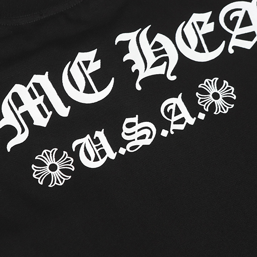 クロムハーツロゴプリント半袖Tシャツ