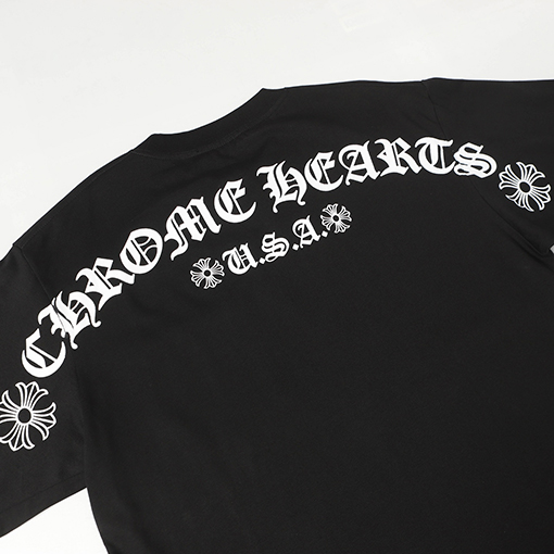クロムハーツロゴプリント半袖Tシャツ