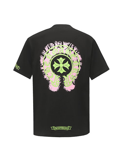 クロムハーツスーパーコピークロス・シックスカラープリント半袖Tシャツ