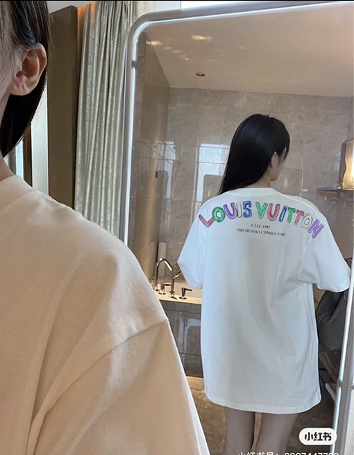 ルイヴィトン新作プリント半袖Tシャツ 