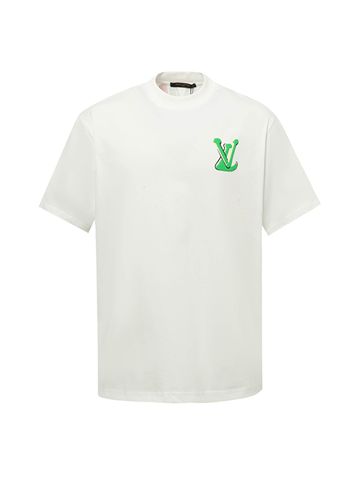 ルイヴィトン新作プリント半袖Tシャツ 