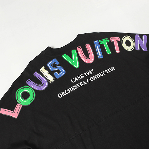 ルイヴィトン新作プリント半袖Tシャツ 