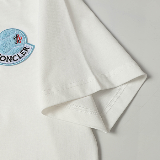 モンクレールコピータオル刺繍サインロゴ半袖Tシャツ