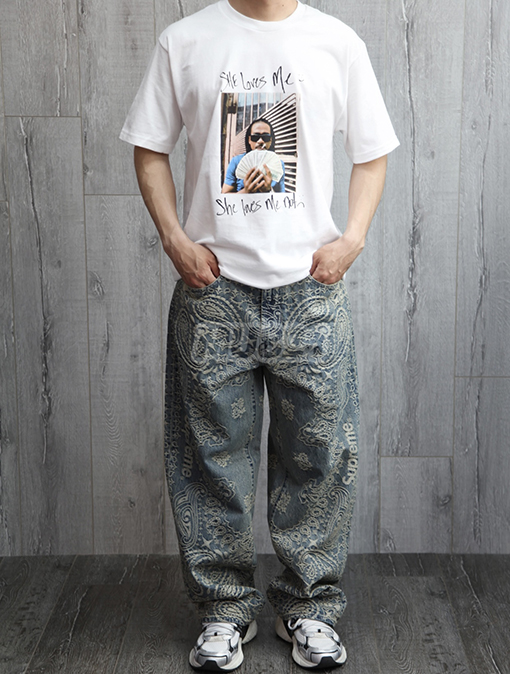 シュプリームコピー SUPREME SS25 MAX B TEE人物プリント半袖Tシャツ