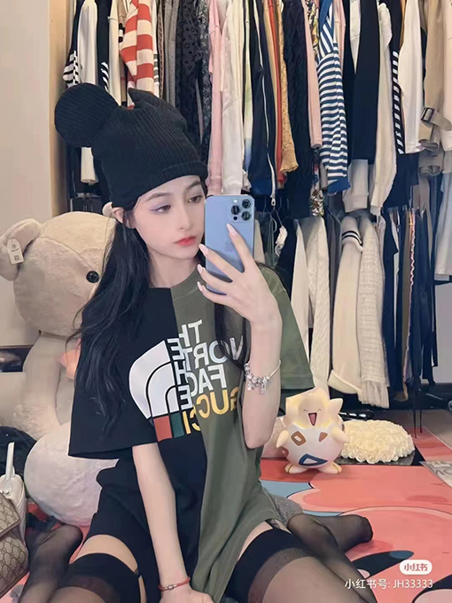 THE NORTH FACE TNF X GUCCI半袖Tシャツ