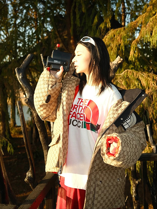 THE NORTH FACE TNF X GUCCI半袖Tシャツ