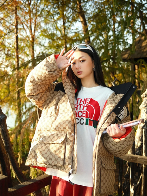 THE NORTH FACE TNF X GUCCI半袖Tシャツ