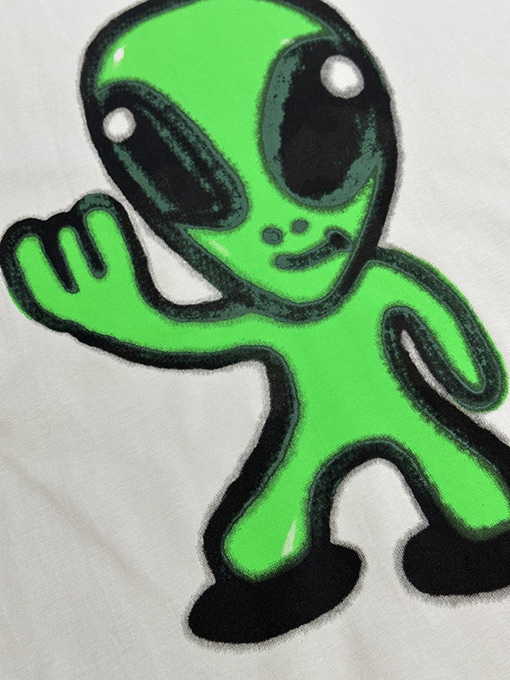 バレンシアガエイリアンプリント 半袖Tシャツ