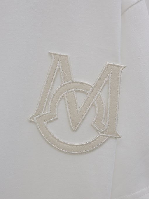 モンクレールM字猫耳刺繍半袖シャツ