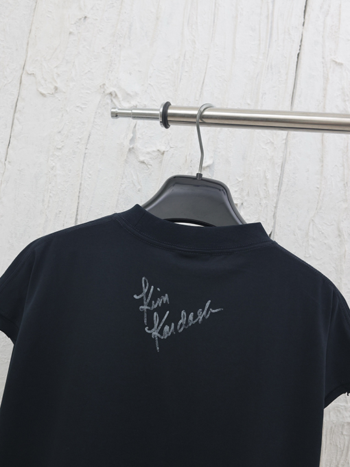 バレンシアガコピーキミアート磨かれたノースリーブTシャツ