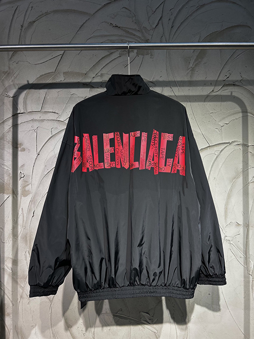 バレンシアガテープピンクステッカーアルファベットプリントエンボスステッカーBalenciagaコート