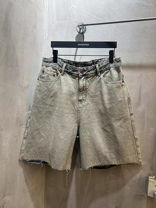 バレンシアガサマーデニムショートパンツ