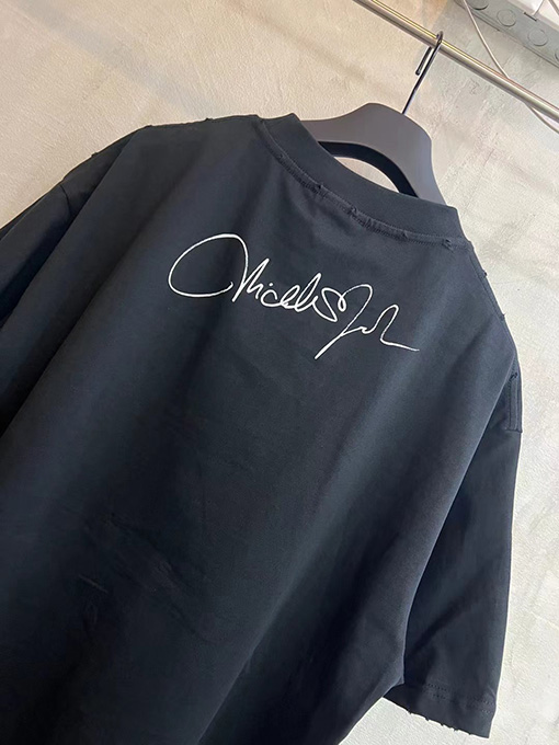 バレンシアガコピープリント半袖tシャツ
