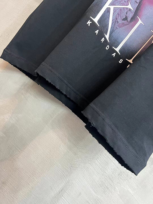 バレンシアガ通気性のあるプリント半袖Tシャツ