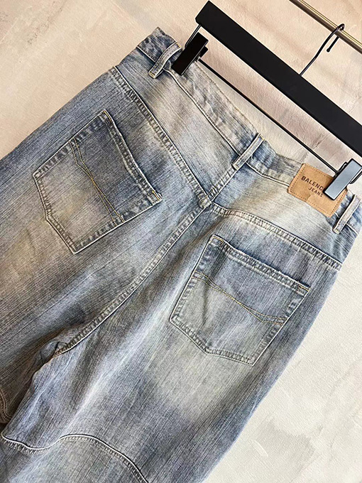 バレンシアガ25ss新しいBalenciagaシルエットデニムパンツ