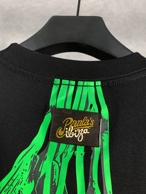 ロエベチューリップ柄 クルーネック半袖Tシャツ