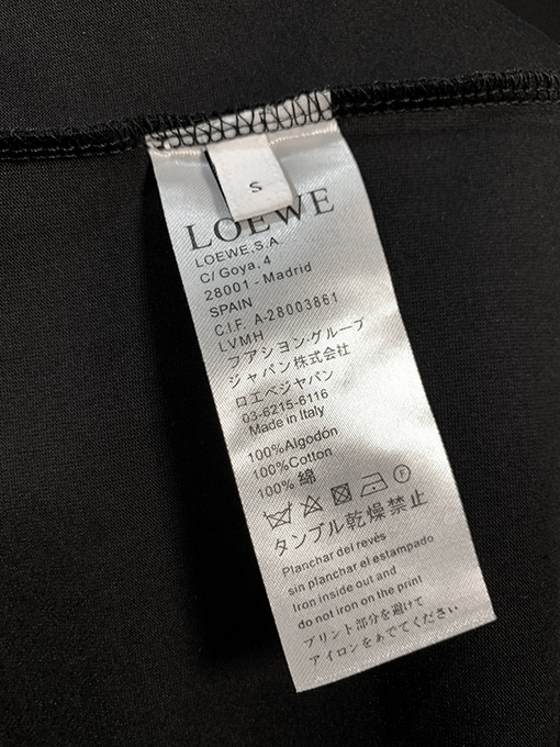 ロエベチューリップ柄 クルーネック半袖Tシャツ