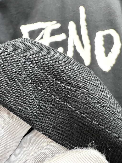 フェンディ フラッグテープデザイン半袖Tシャツ