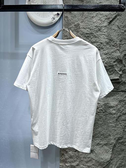 ジバンシイコピー新しい刺繍マイクロラベル半袖Tシャツ