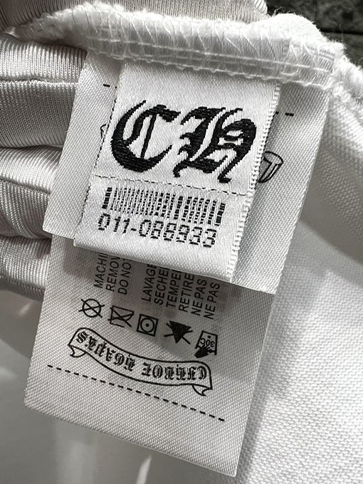 クロムハーツ刺繍文字半袖Tシャツ