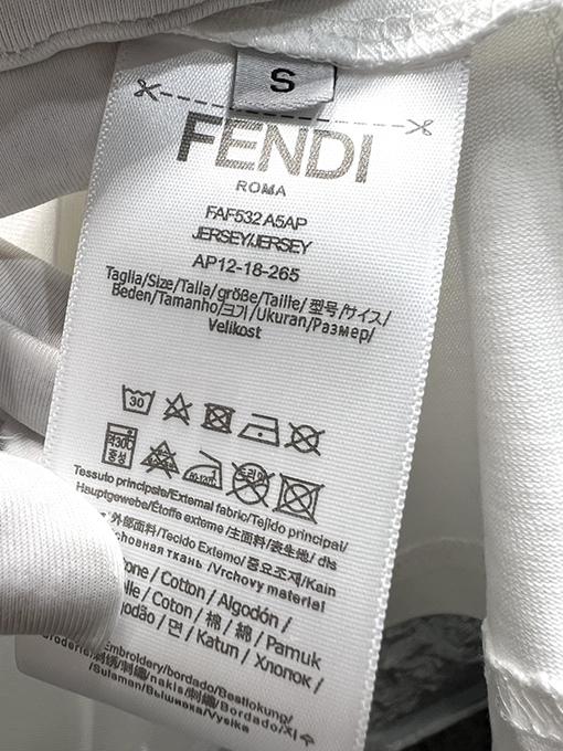 フェンディ新しいプリント半袖Tシャツ