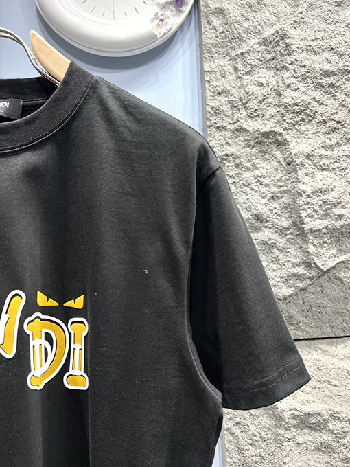 フェンディ新しいプリント半袖Tシャツ