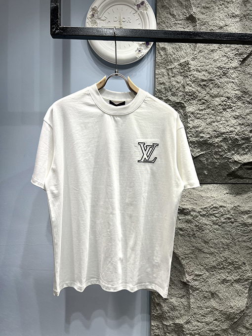 ルイヴィトンクラシックロゴ半袖Tシャツ
