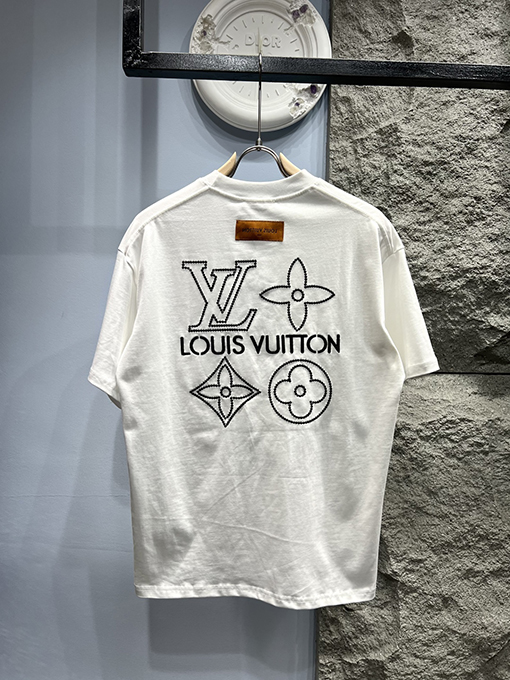 ルイヴィトンクラシックロゴ半袖Tシャツ